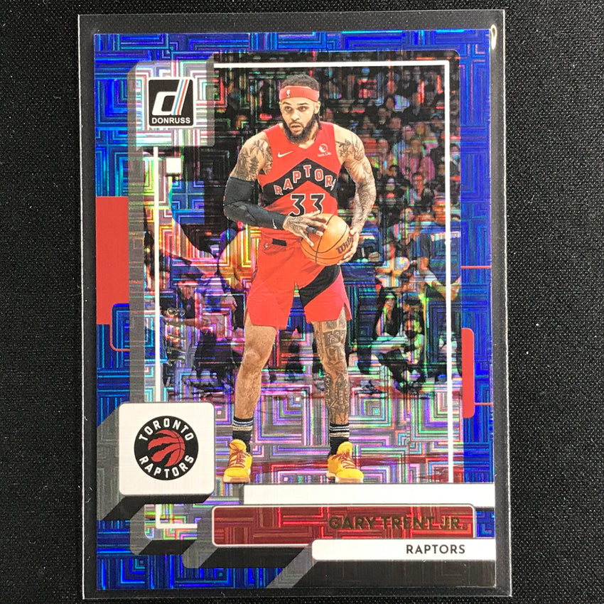 2022-23 Donruss Gary Trent Jr. Choice Infinite Blue 37/49