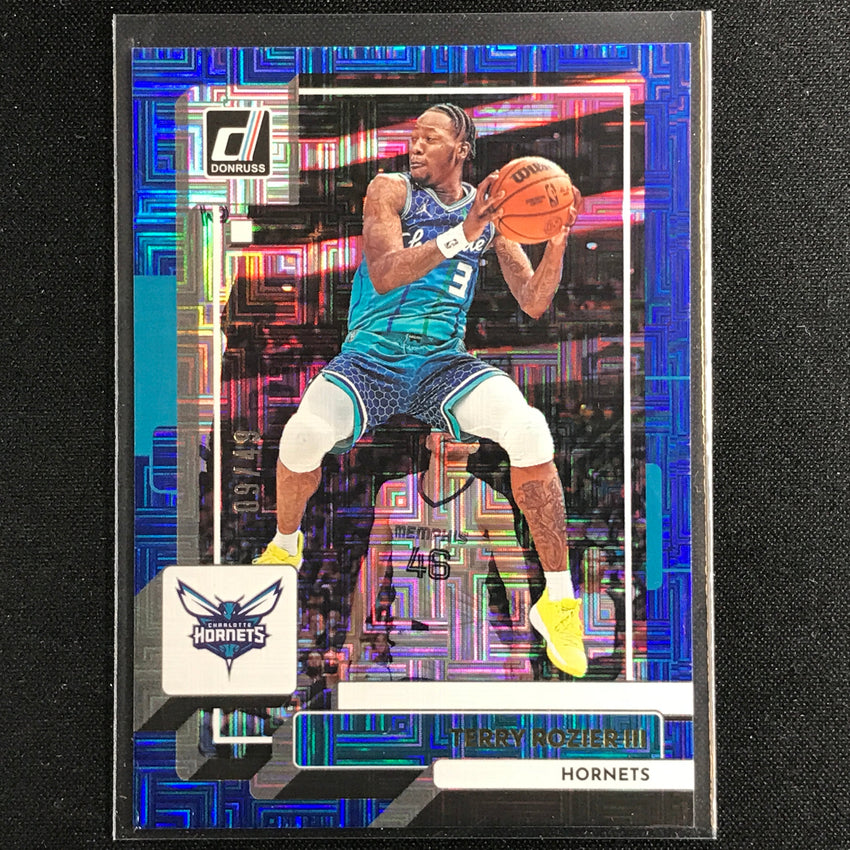 2022-23 Donruss Terry Rozier Iii Choice Infinite Blue 9/49