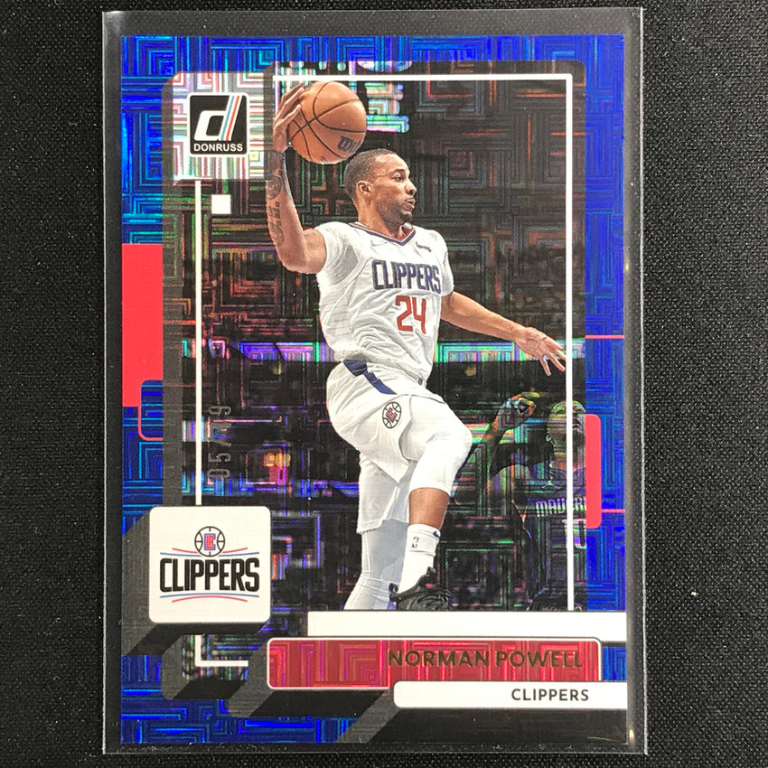 2022-23 Donruss Norman Powell Choice Infinite Blue 5/49