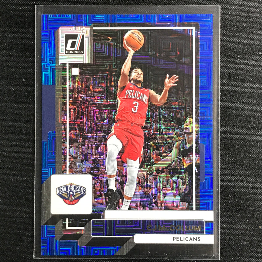 2022-23 Donruss Cj Mccollum Choice Infinite Blue 38/49