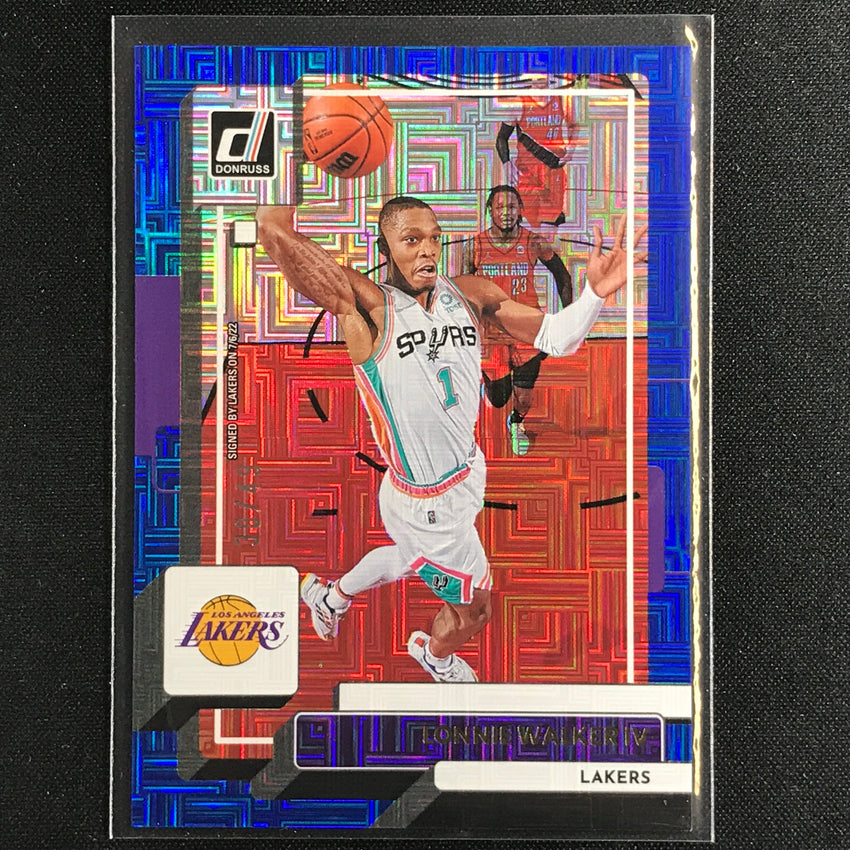 2022-23 Donruss Lonnie Walker Iv Choice Infinite Blue 30/49