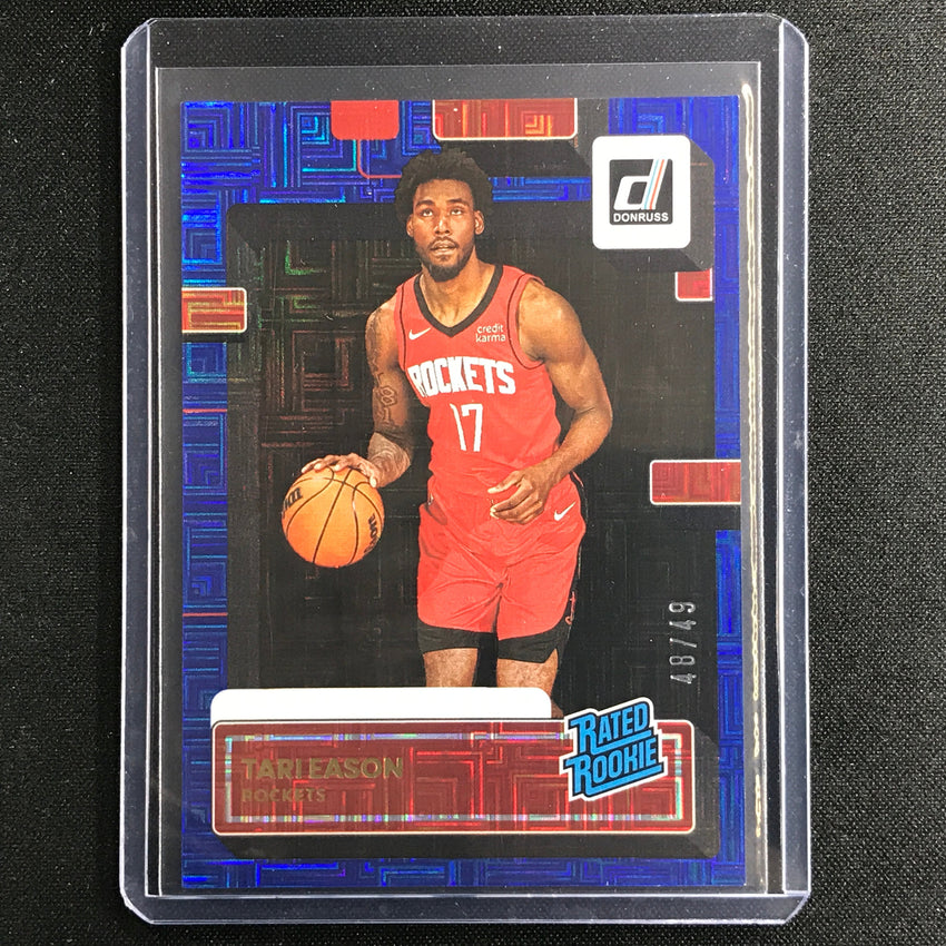 2022-23 Donruss Tari Eason Rated Rookie Choice Infinite Blue 48/49