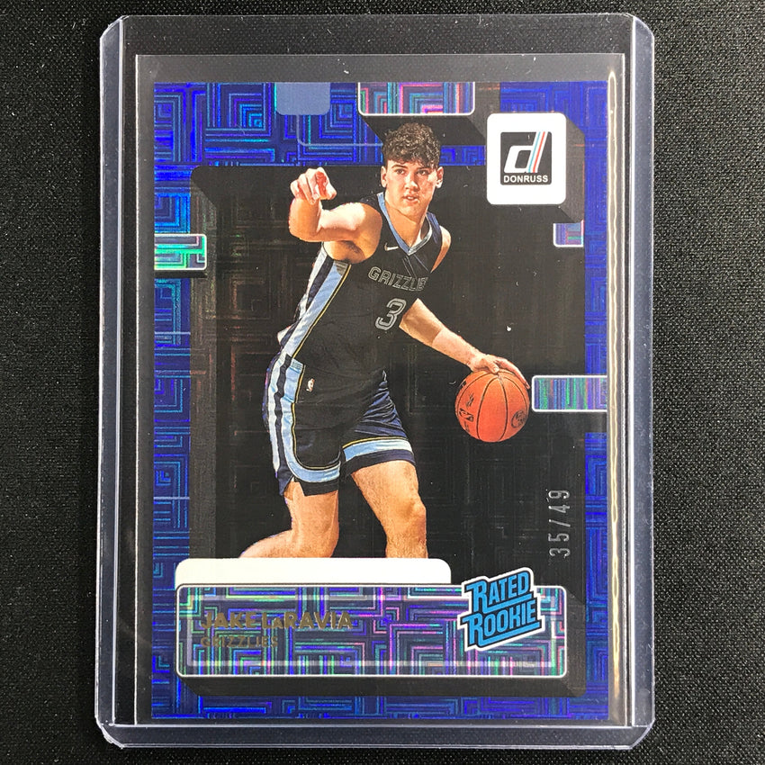 2022-23 Donruss Jake Laravia Rated Rookie Choice Infinite Blue 35/49