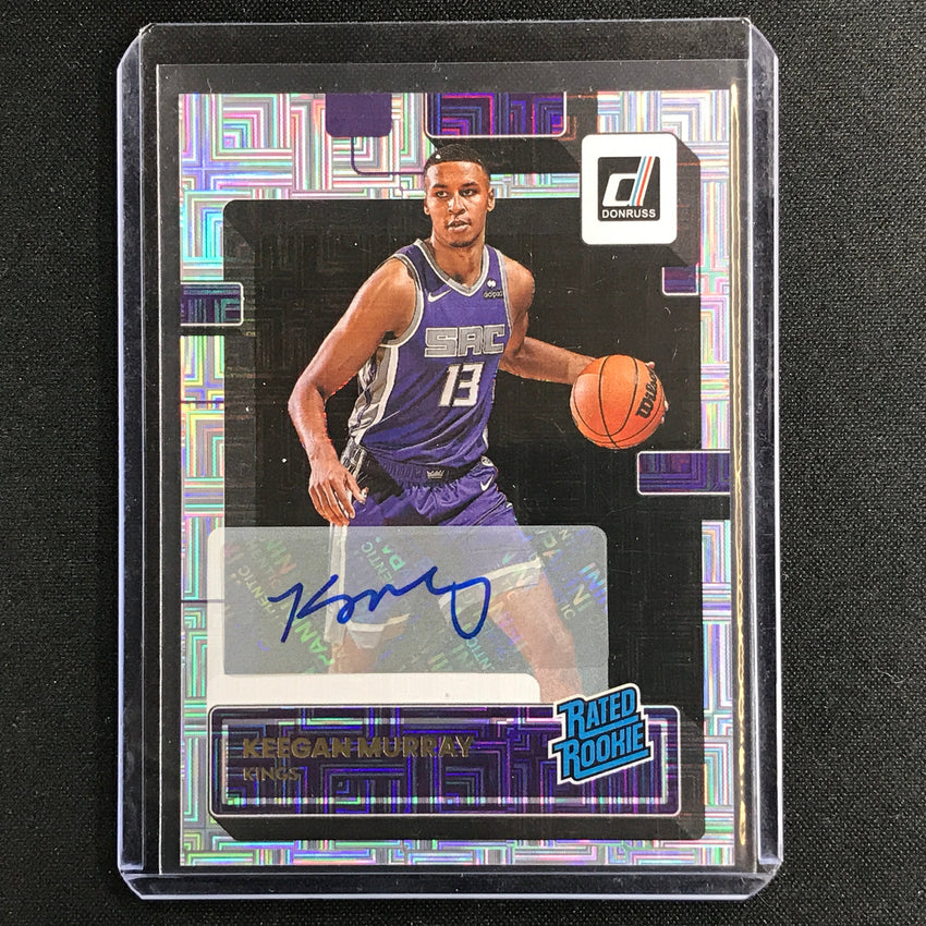 2022-23 Donruss KEEGAN MURRAY Rated Rookie Signatures Choice Silver Auto #204