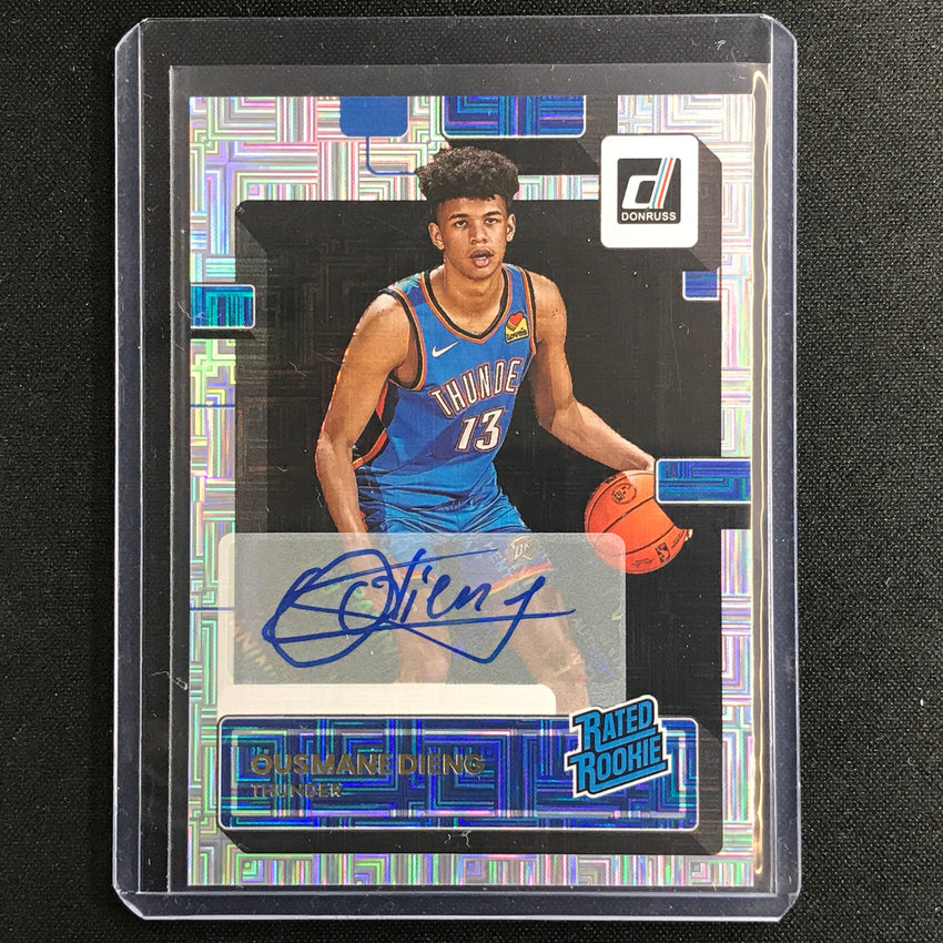 2022-23 Donruss Ousmane Dieng Rated Rookie Signatures Choice Silver Auto No 211