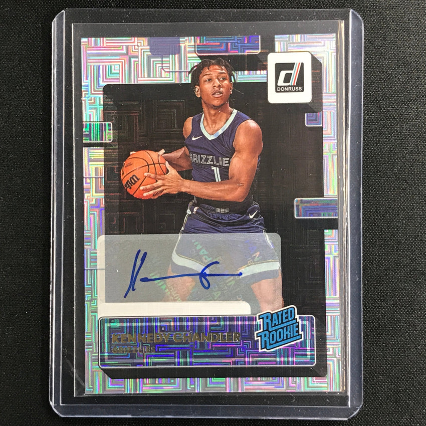 2022-23 Donruss Kennedy Chandler Rated Rookie Signatures Choice Silver Auto No 236