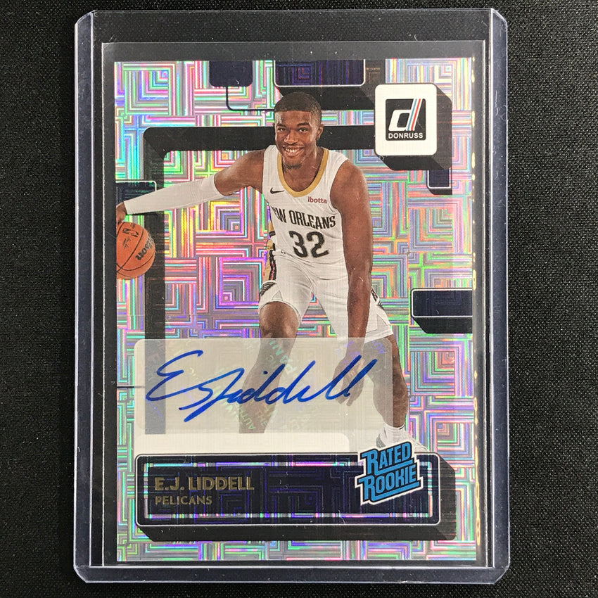 2022-23 Donruss E.j. Liddell Rated Rookie Signatures Choice Silver Auto No 238