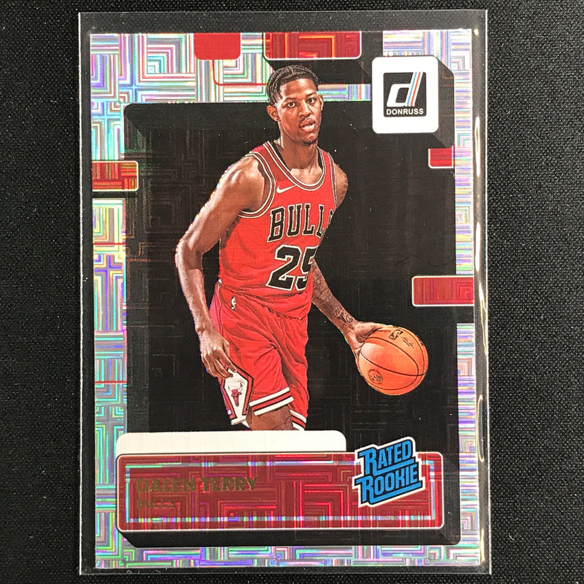 2022-23 Donruss DALEN TERRY Rated Rookie Choice Infinite Silver #218