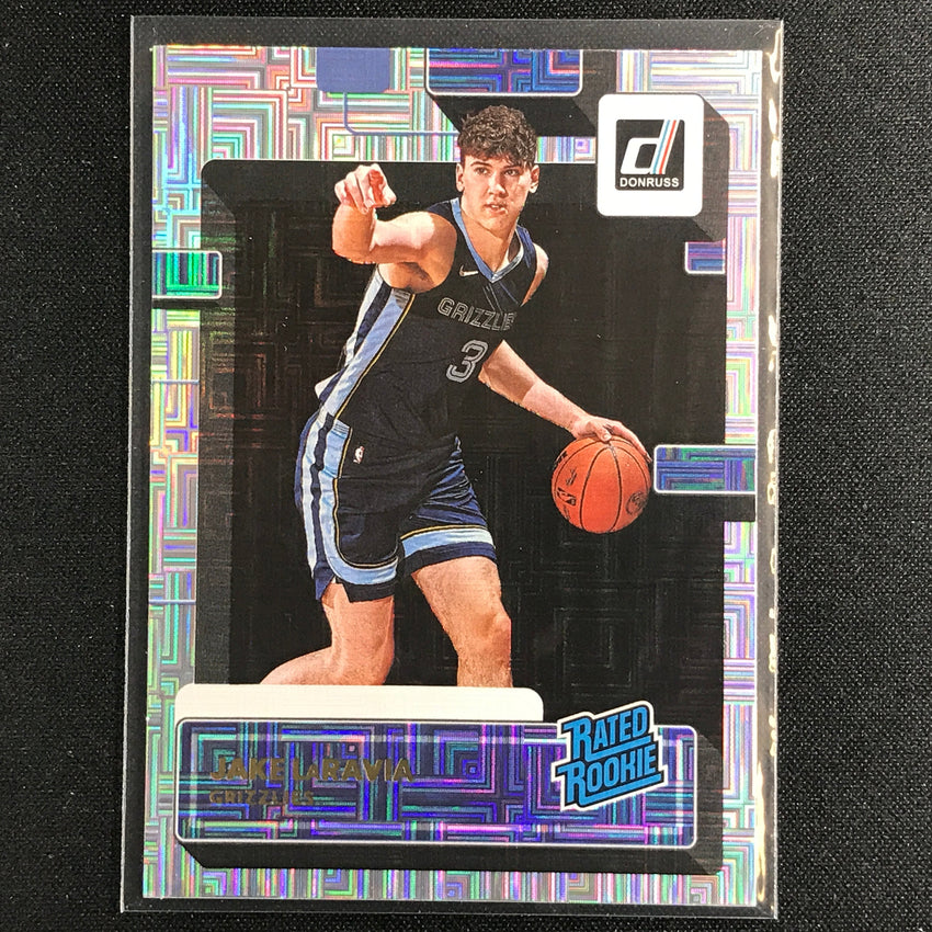 2022-23 Donruss JAKE LARAVIA Rated Rookie Choice Infinite Silver #219