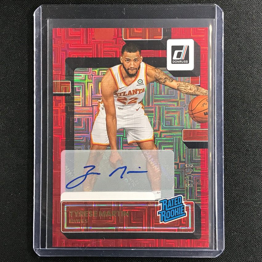 2022-23 Donruss Tyrese Martin Rated Rookie Signatures Choice Red Auto 67/99