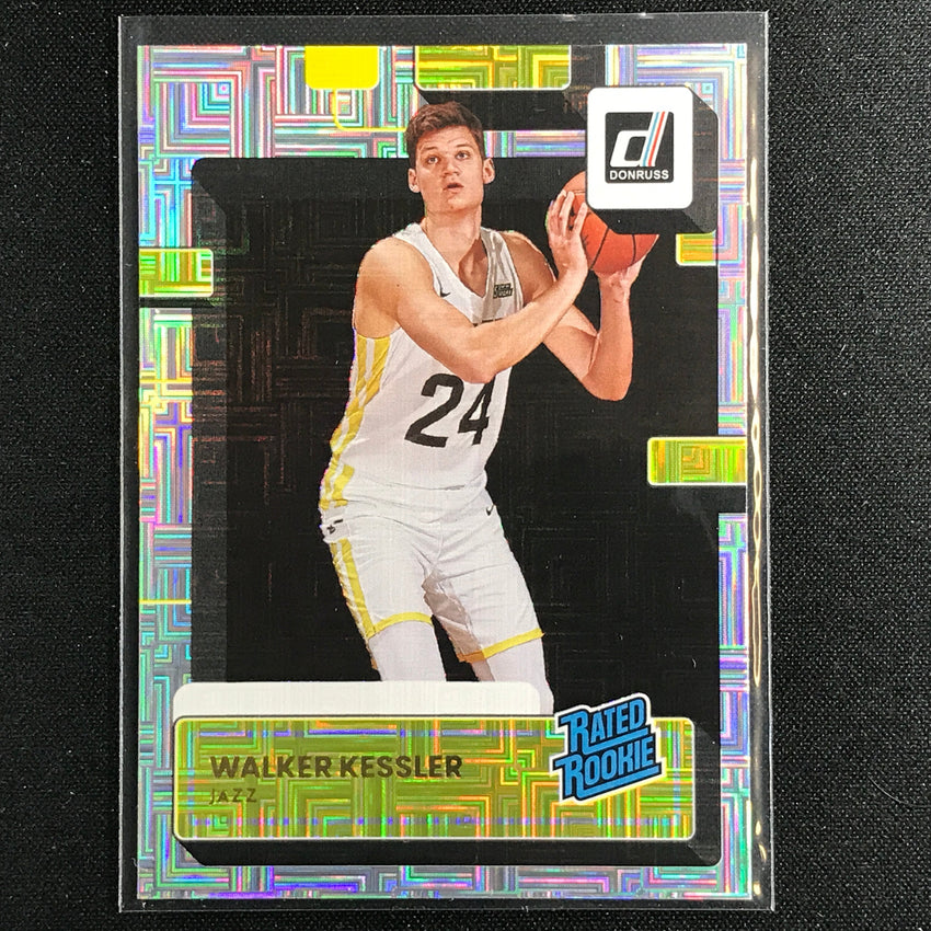 2022-23 Donruss Walker Kessler Rated Rookie Choice Infinite Silver No 222