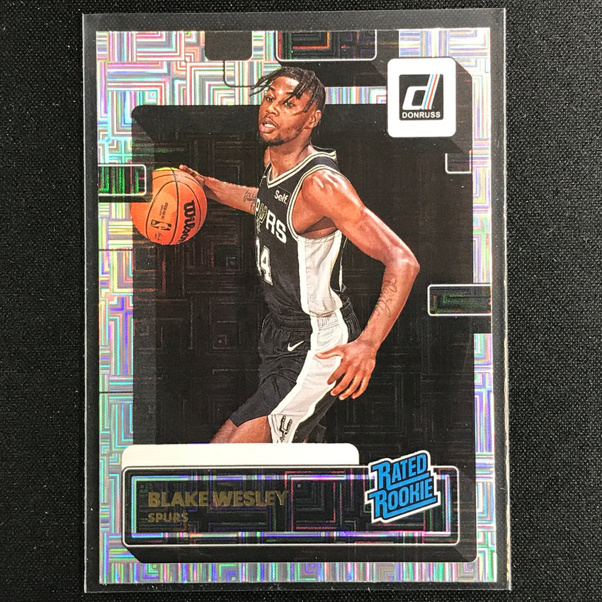 2022-23 Donruss BLAKE WESLEY Rated Rookie Choice Infinite Silver #225