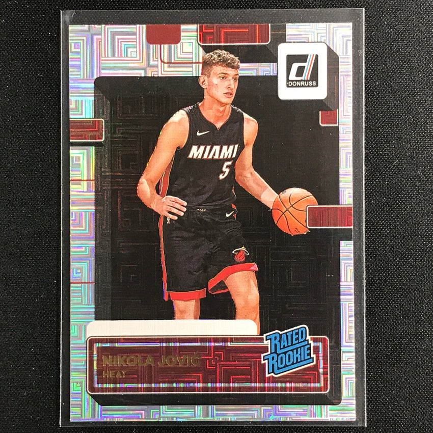 2022-23 Donruss NIKOLA JOVIC Rated Rookie Choice Infinite Silver #227