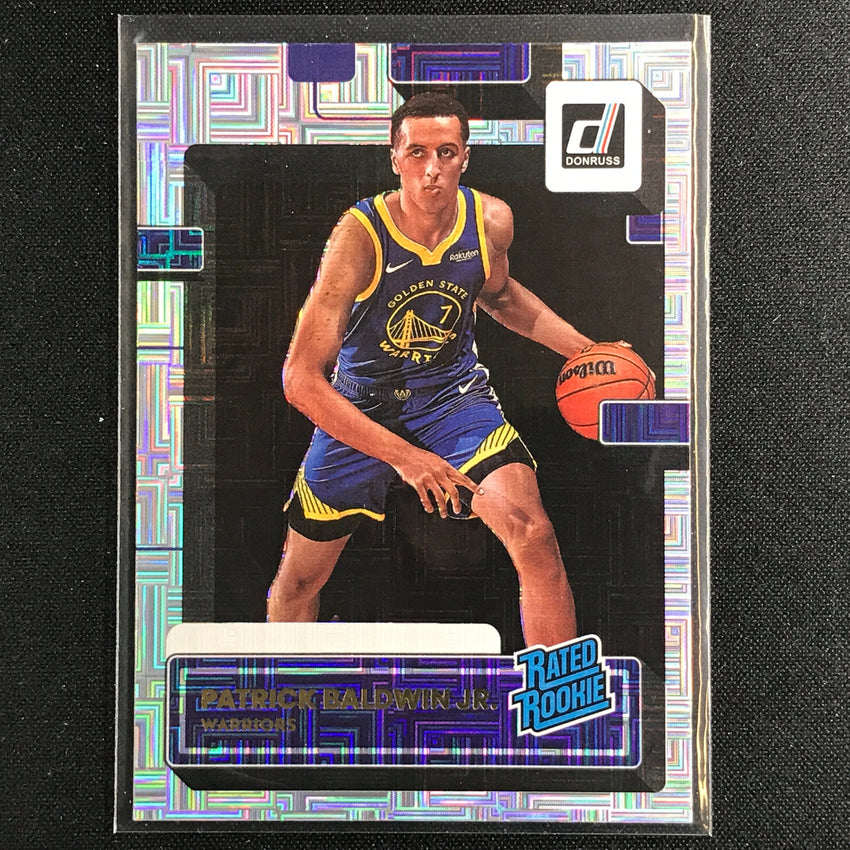 2022-23 Donruss PATRICK BALDWIN JR. Rated Rookie Choice Infinite Silver #228