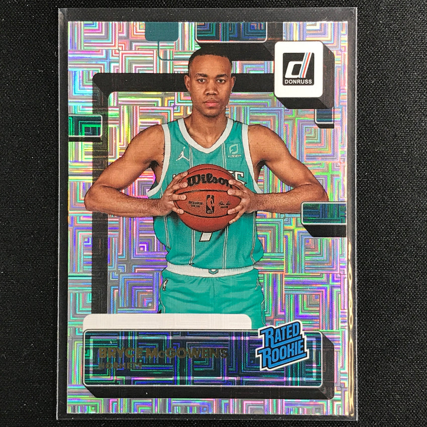 2022-23 Donruss BRYCE MCGOWENS Rated Rookie Choice Infinite Silver #242