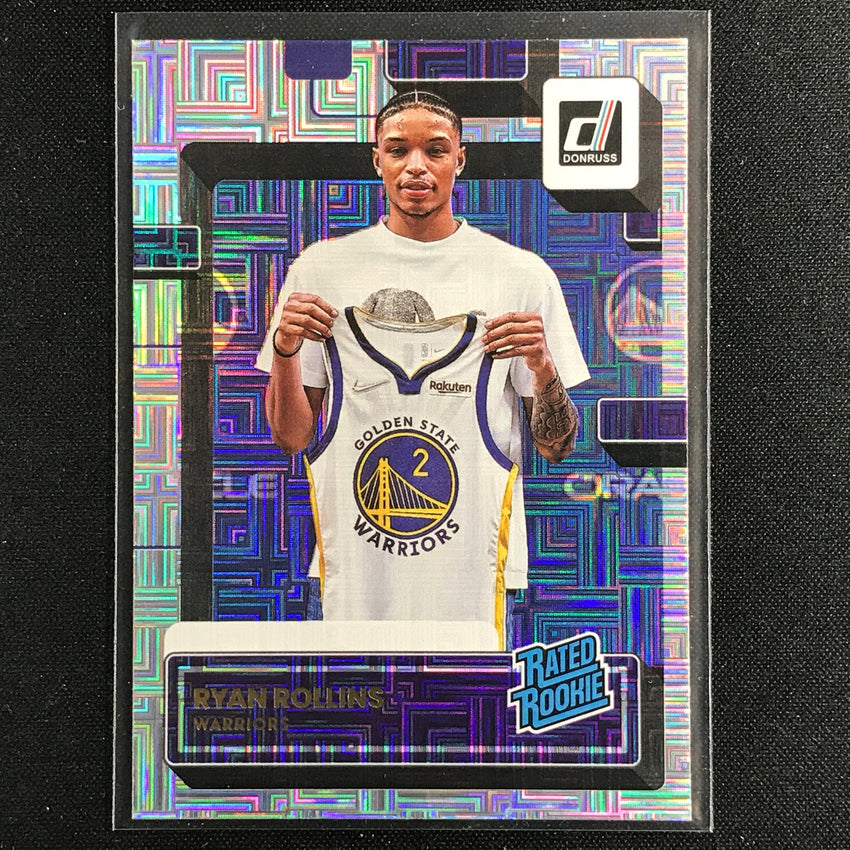 2022-23 Donruss RYAN ROLLINS Rated Rookie Choice Infinite Silver #244
