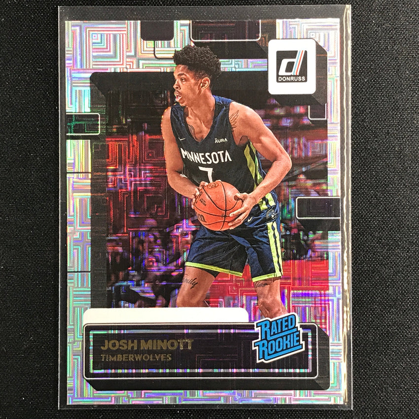 2022-23 Donruss Josh Minott Rated Rookie Choice Infinite Silver No 245