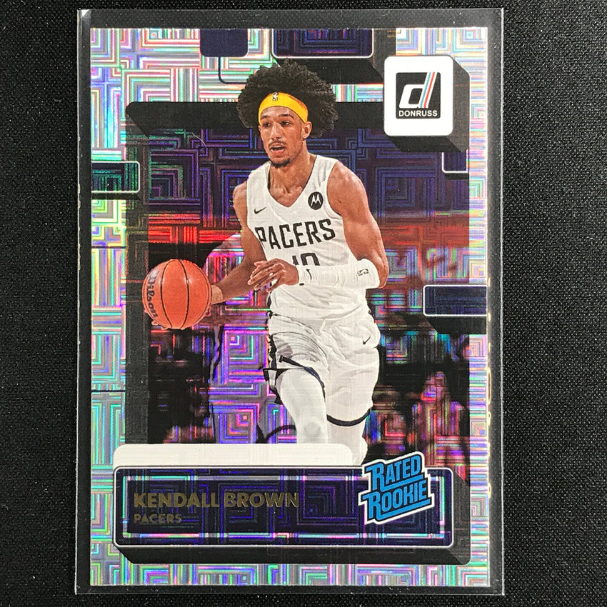2022-23 Donruss KENDALL BROWN Rated Rookie Choice Infinite Silver #247