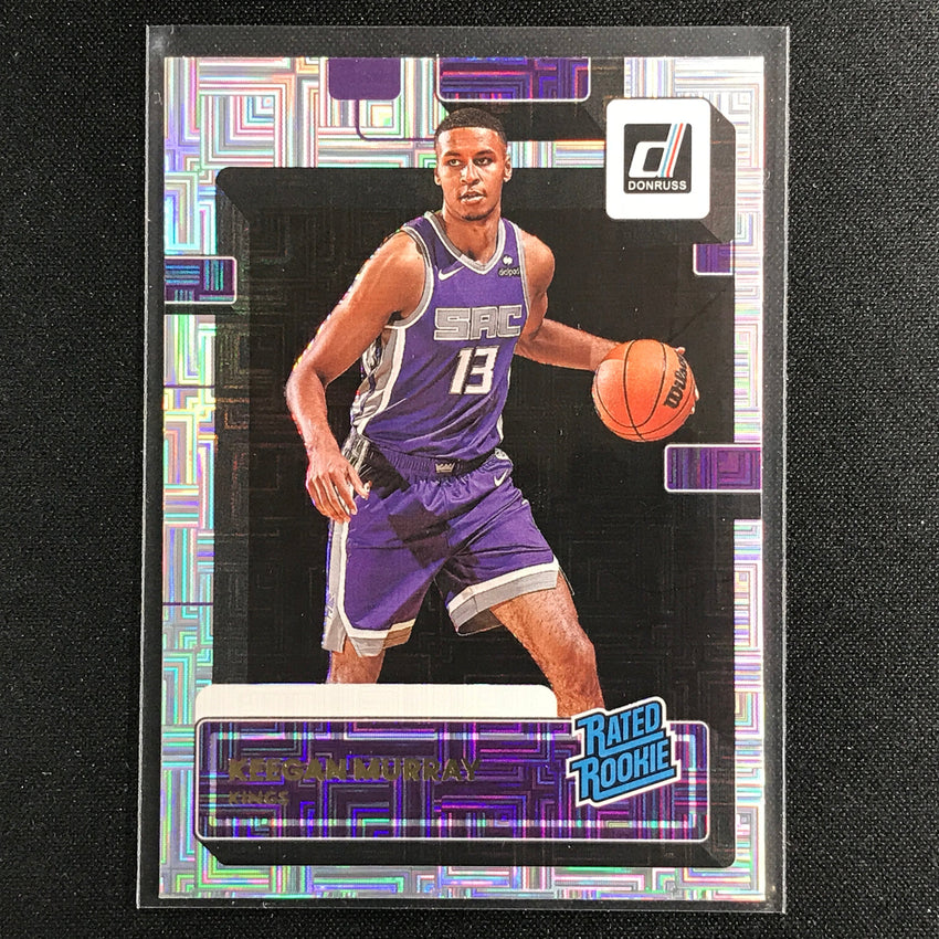 2022-23 Donruss Keegan Murray Rated Rookie Choice Infinite Silver No 204