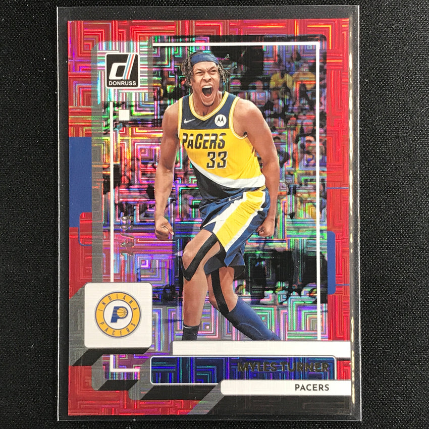 2022-23 Donruss Myles Turner Choice Infinite Red /99
