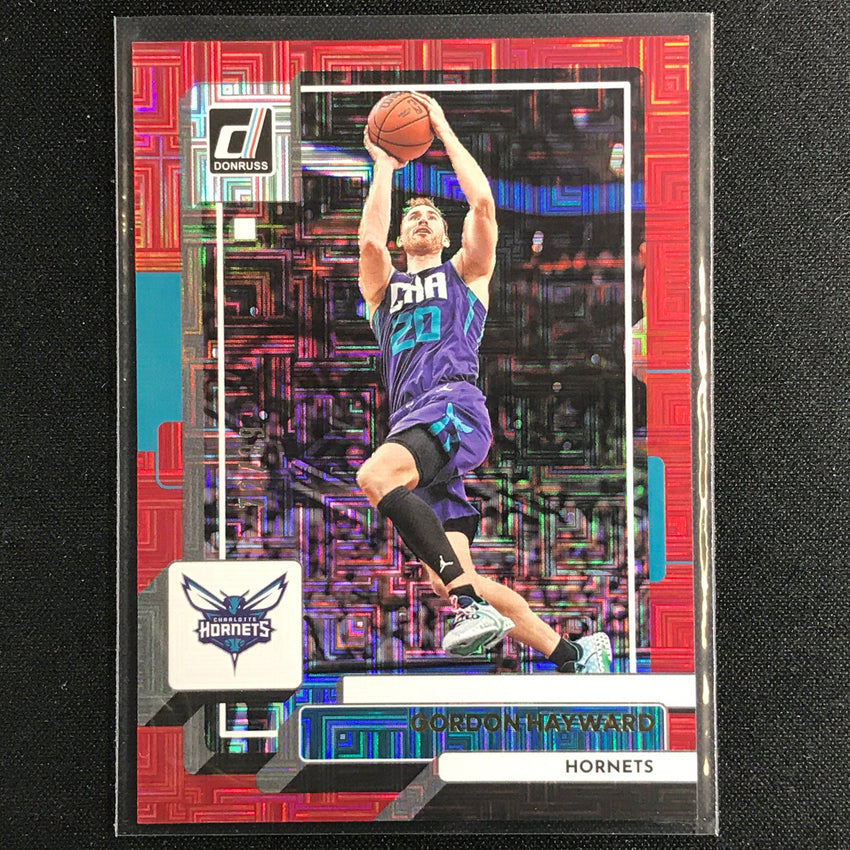 2022-23 Donruss Gordon Hayward Choice Infinite Red /99