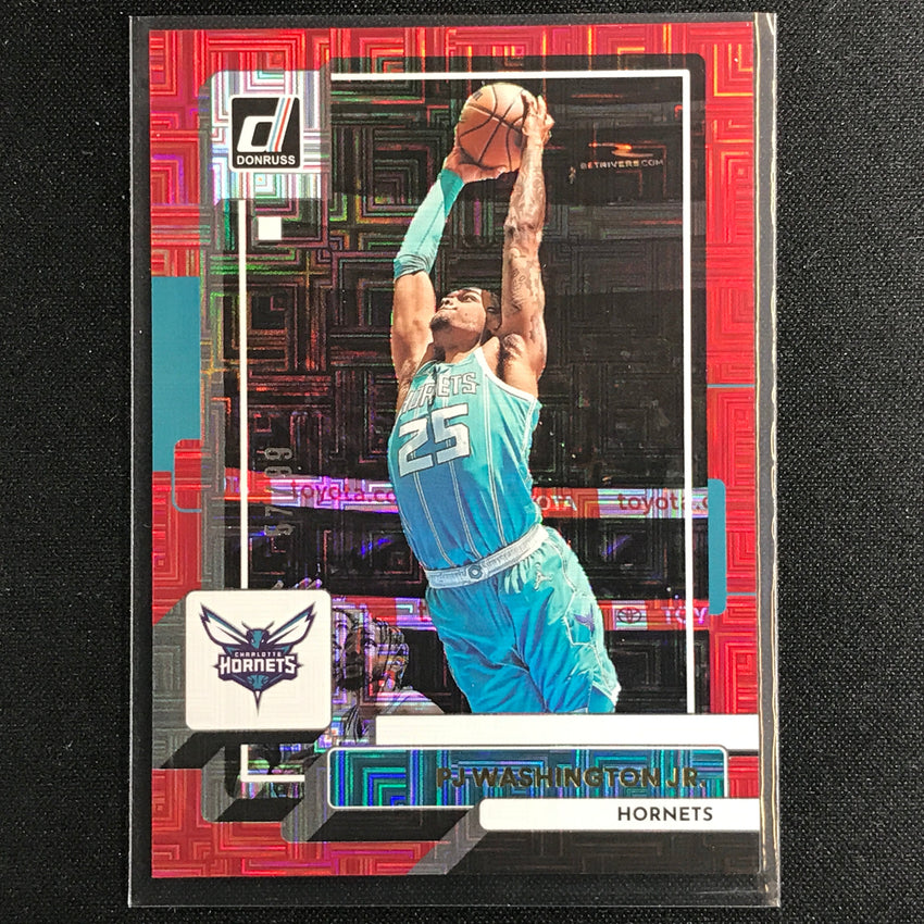 2022-23 Donruss Pj Washington Jr. Choice Infinite Red /99