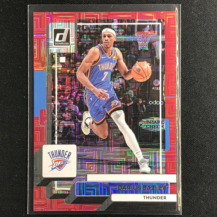 2022-23 Donruss Darius Bazley Choice Infinite Red /99