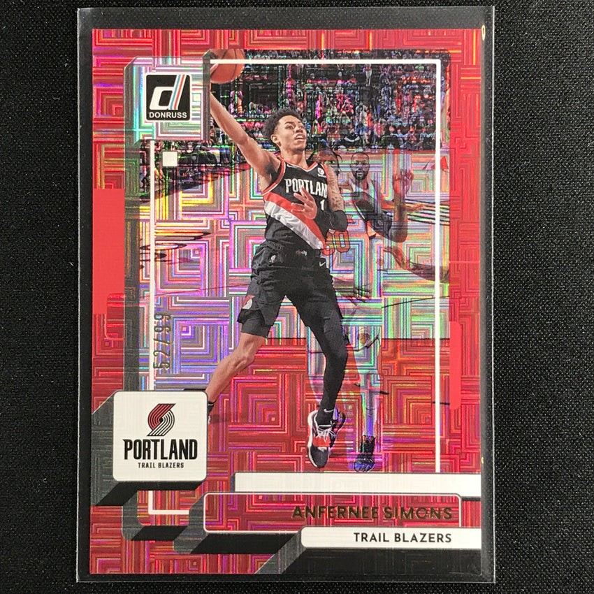 2022-23 Donruss Anfernee Simons Choice Infinite Red /99