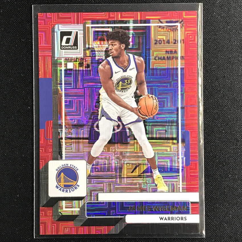 2022-23 Donruss James Wiseman Choice Infinite Red /99