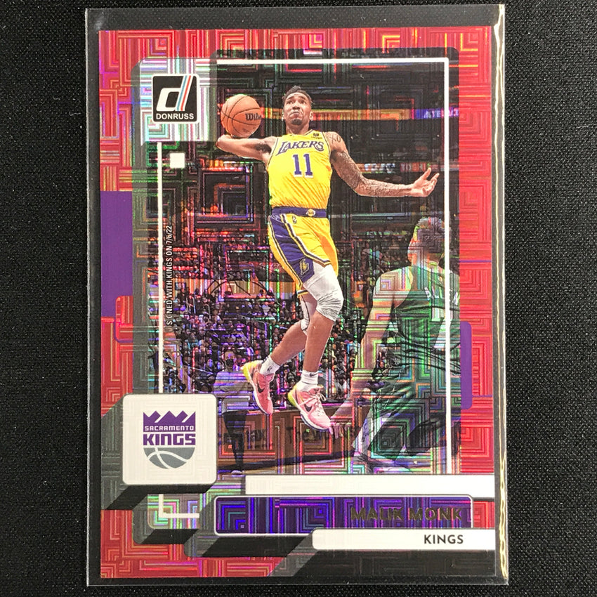 2022-23 Donruss Malik Monk Choice Infinite Red /99