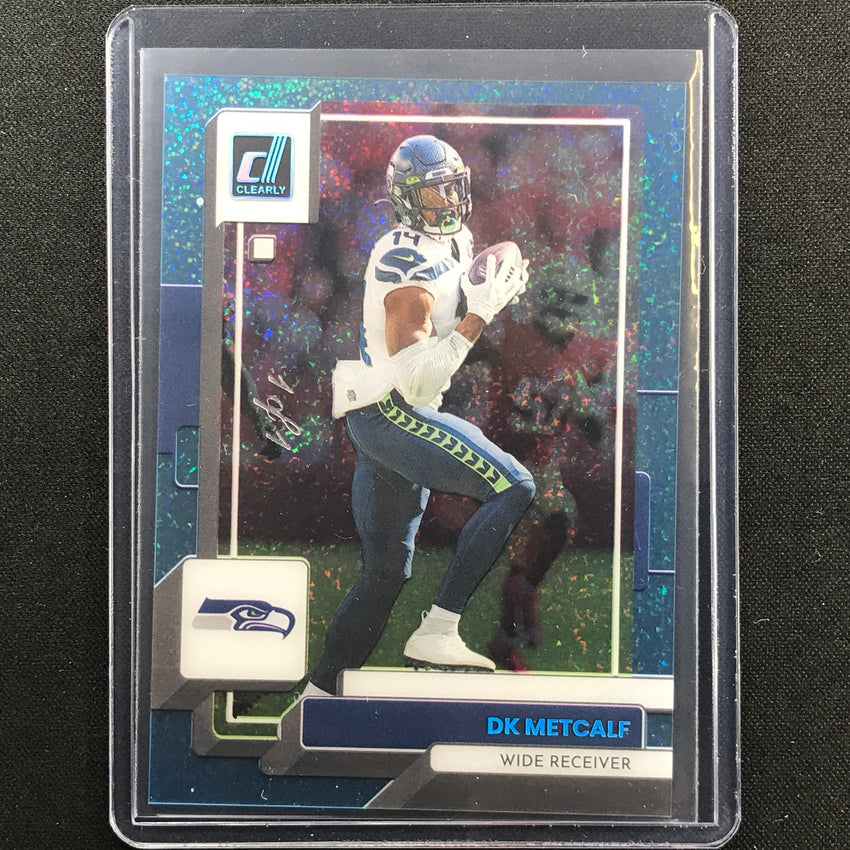 2022 Clearly Donruss Dk Metcalf Holo Platinum 1/1