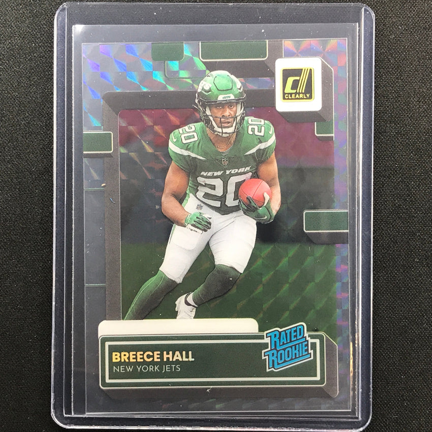 2022 Clearly Donruss BREECE HALL Rated Rookie Holo Mosaic SP #64