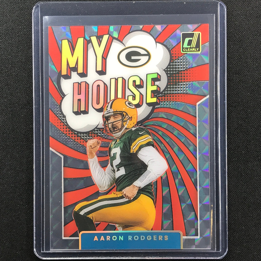 2022 Clearly Donruss Aaron Rodgers My House Holo Mosaic Sp No 4