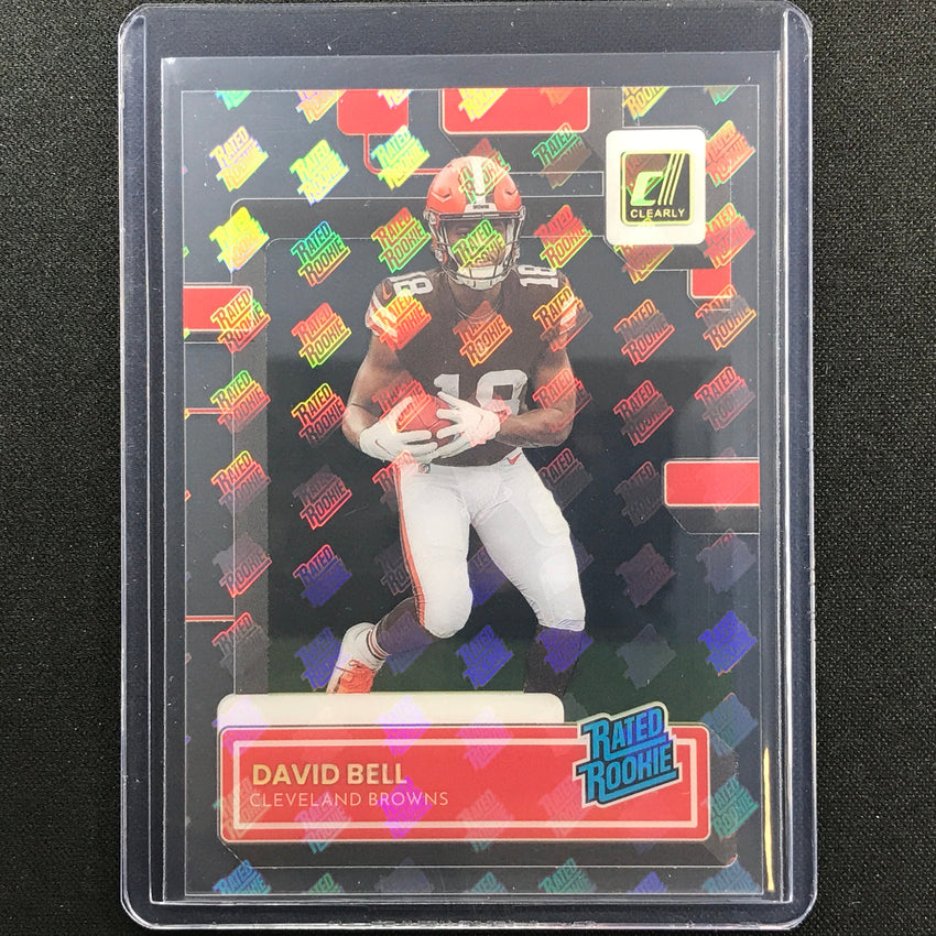 2022 Clearly Donruss DAVID BELL Rated Rookie Holo RR Logo SP #82