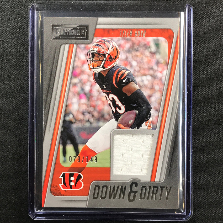 2022 Playbook Tyler Boyd Down And Dirty Jersey Silver 79/149