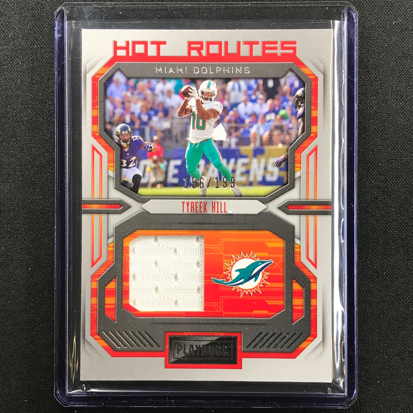 2022 Playbook Tyreek Hill Hot Routes Jersey Silver 156/199