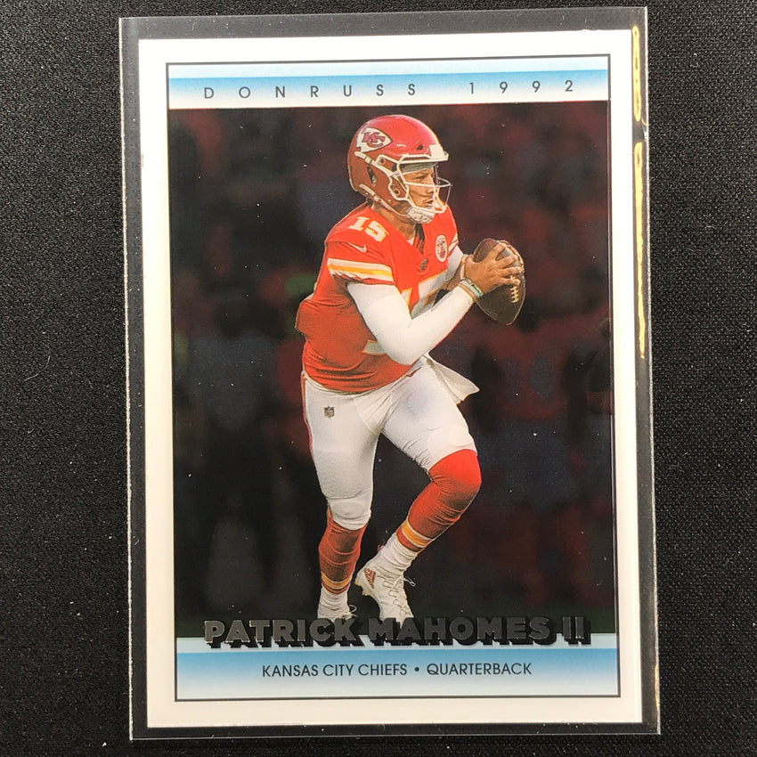 2022 Clearly Donruss Patrick Mahomes Ii Retro 1992 Base No 9