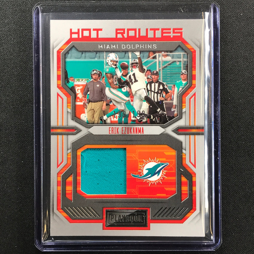 2022 Playbook Erik Ezukanma Hot Routes Rookie Jersey Silver 139/199