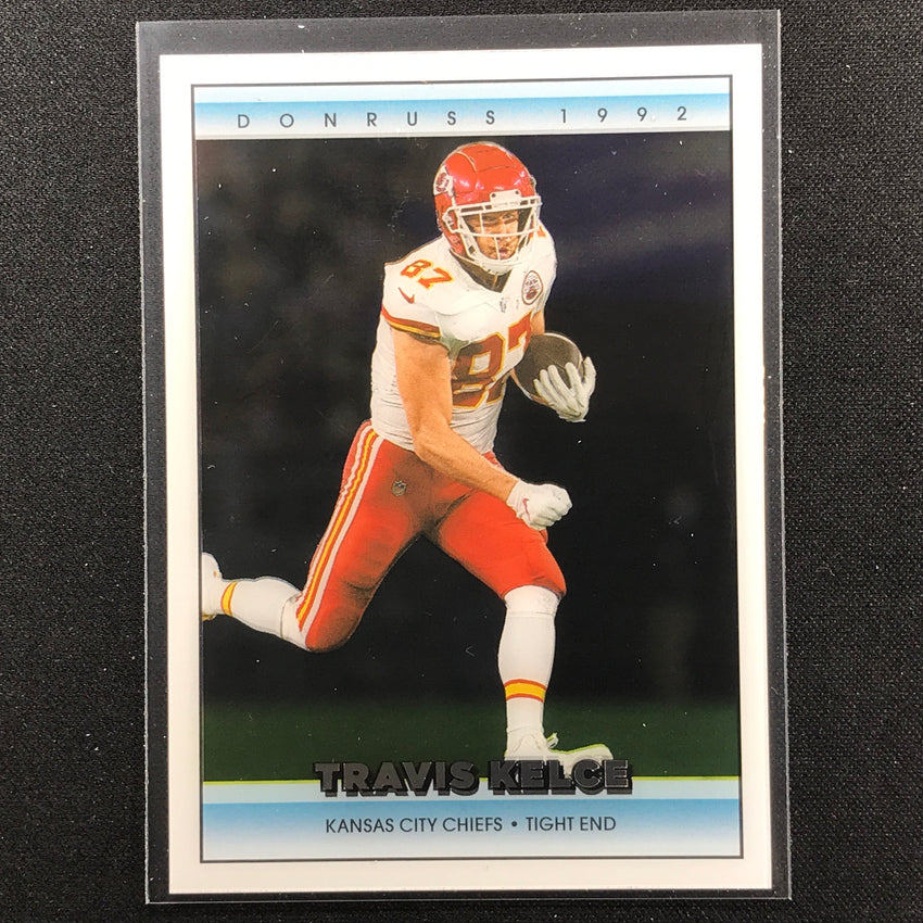 2022 Clearly Donruss Travis Kelce Retro 1992 Base No 18
