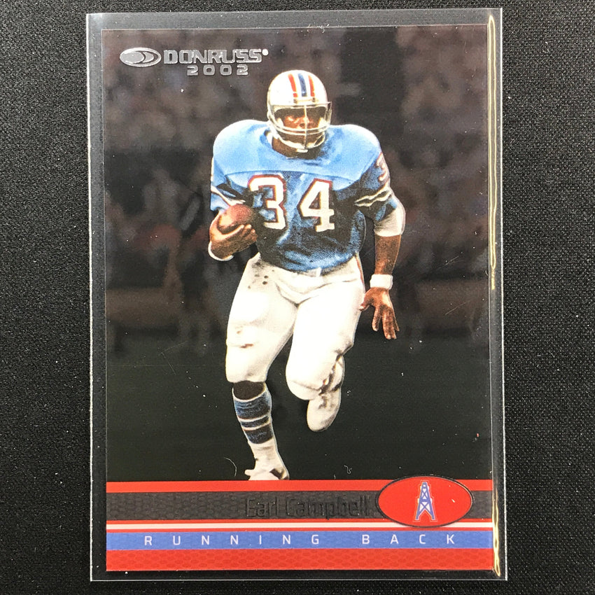 2022 Clearly Donruss EARL CAMPBELL Retro 2002 Base #4