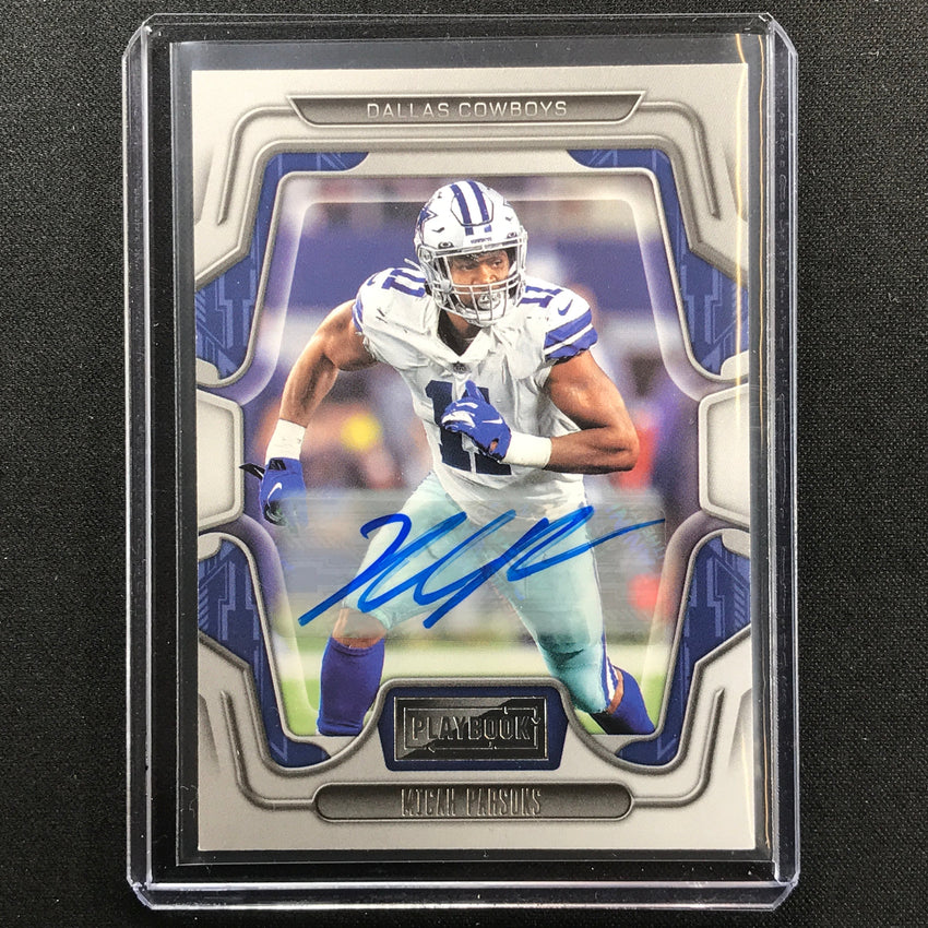 2022 Playbook Micah Parsons Base Signatures Auto Silver No 91