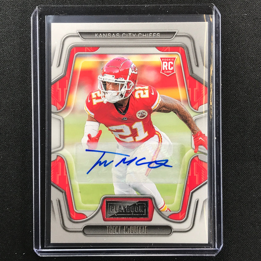 2022 Playbook Trent Mcduffie Base Rookie Signatures Auto Silver No 199