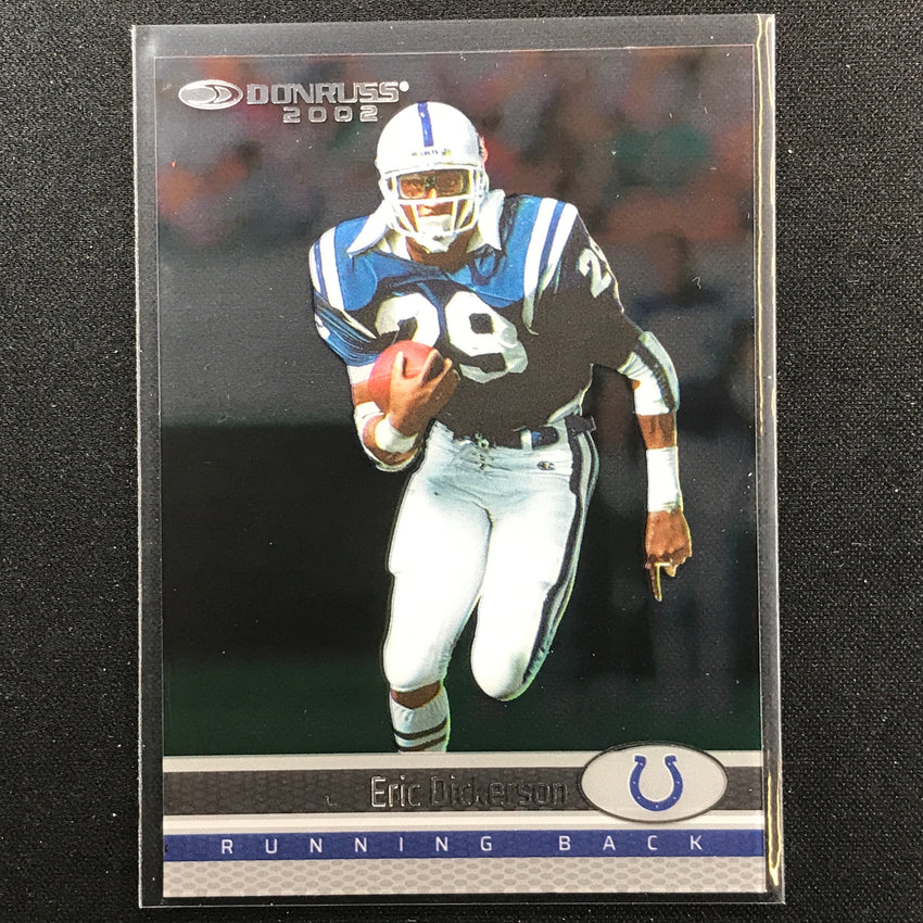 2022 Clearly Donruss ERIC DICKERSON Retro 2002 Base #9