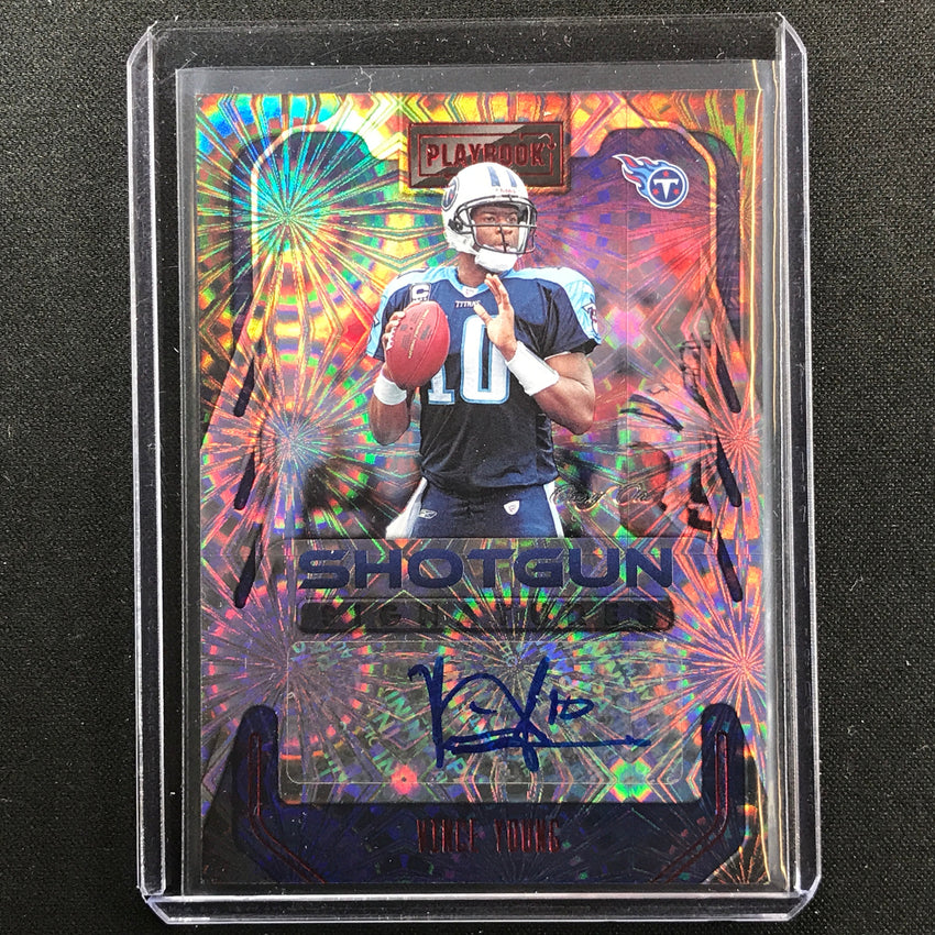 2022 Playbook Vince Young Shotgun Signatures Auto Red 1/1