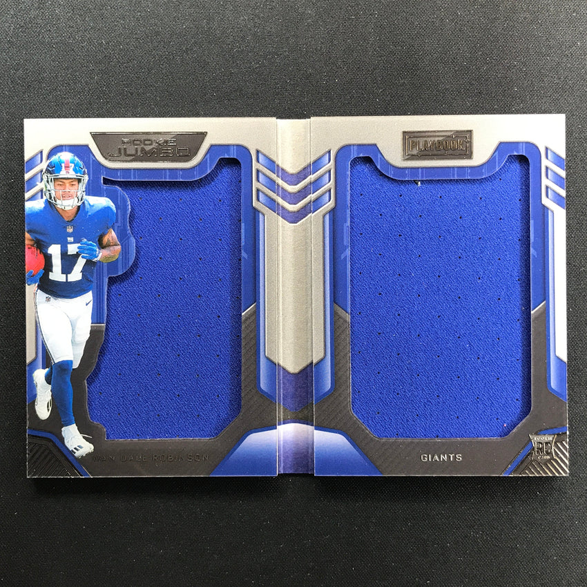 2022 Playbook Wandale Robinson Rookie Jumbo Memorabilia Jersey Booklet 48/99