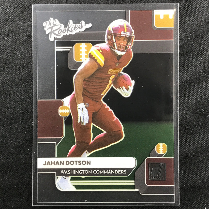 2022 Clearly Donruss JAHAN DOTSON The Rookies Base #8
