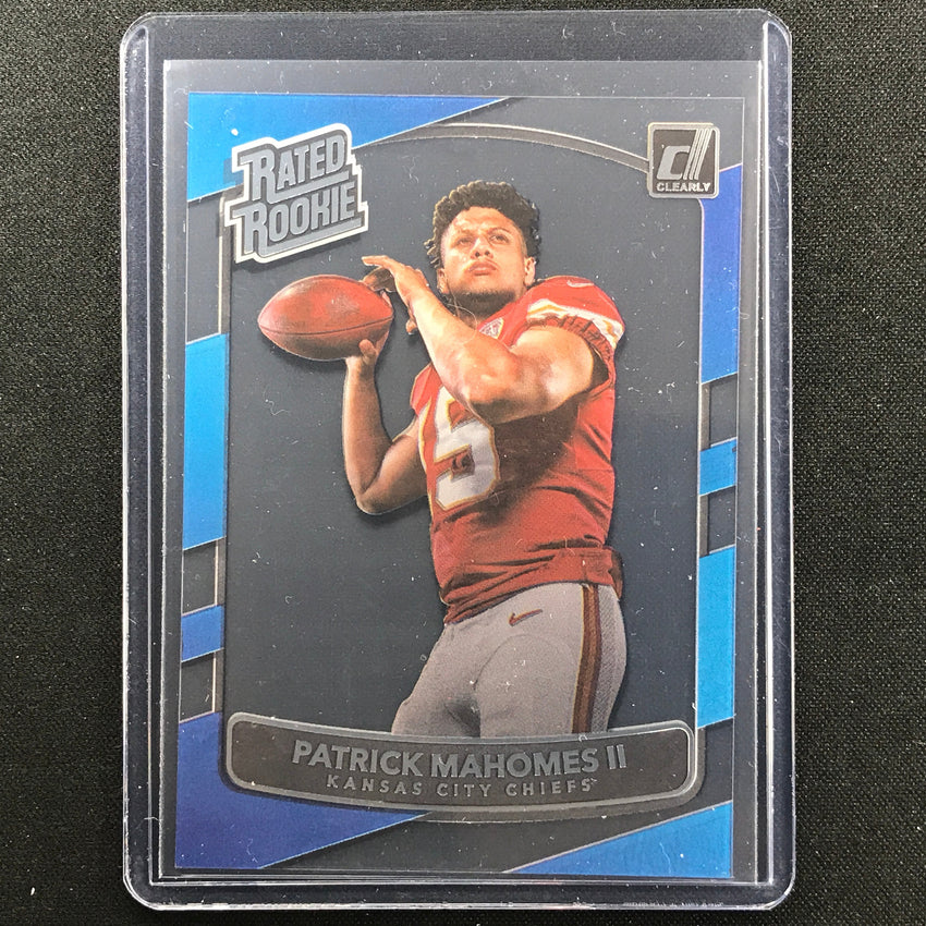 2022 Clearly Donruss Patrick Mahomes Ii 2017 Retro Rated Rookie Sp No 1