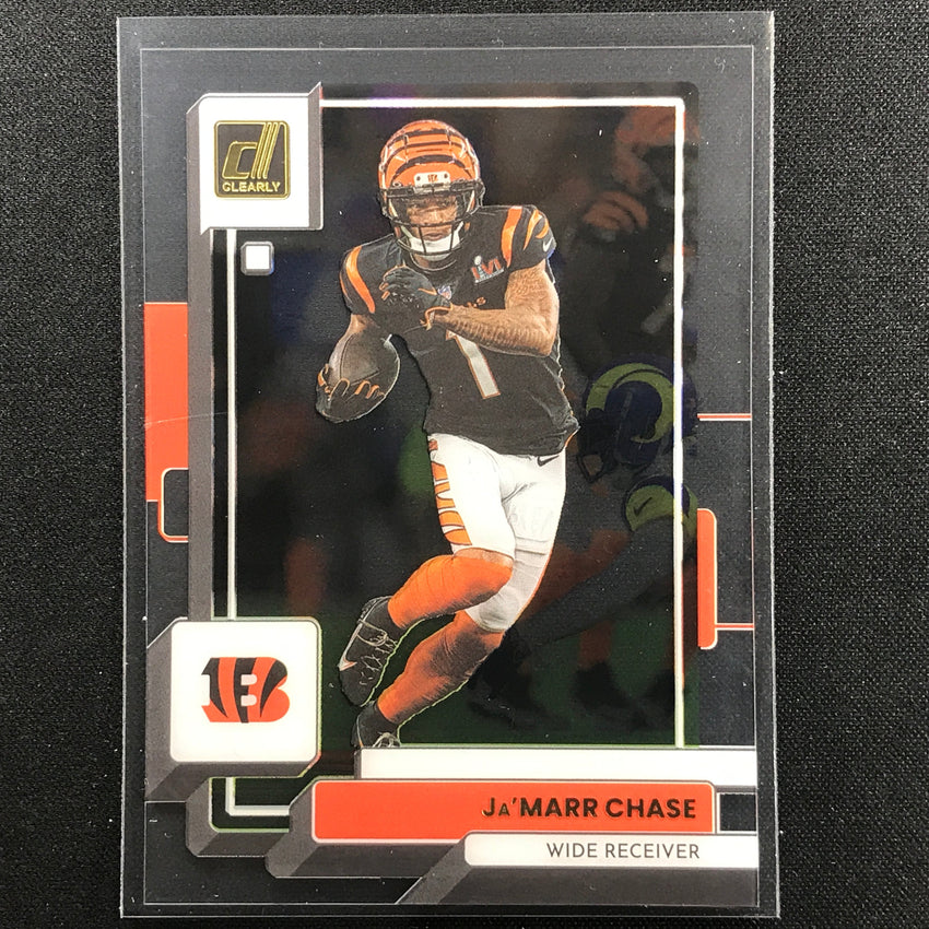2022 Clearly Donruss Jamarr Chase Gold No 11