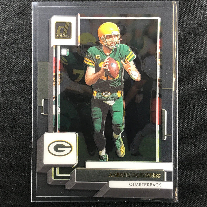 2022 Clearly Donruss AARON RODGERS Gold #18