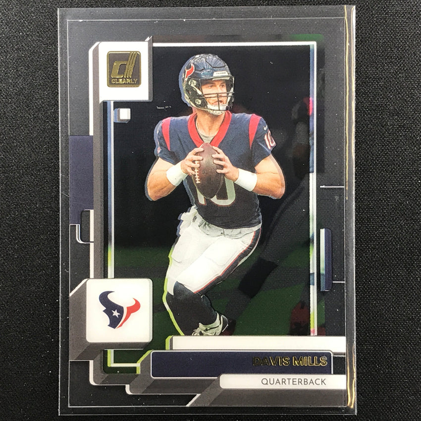 2022 Clearly Donruss DAVIS MILLS Gold #19